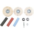 Zestaw krążków polerskich do metali żelaznych stali York Abrasives YRK2809400K
