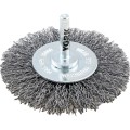 Szczotka druciana 80x10mm 30SWG na trzpieniu York Abrasives YRK2952720K