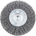 Szczotka druciana 80x15mm 30SWG na trzpieniu York Abrasives YRK2952750K