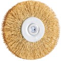 Szczotka druciana 70x15mm 30SWG na trzpieniu mosiężna York Abrasives YRK2952940K