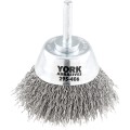 Szczotka druciana 60x20mm STAINLESS STEEL WIRE CUP BRUSH York Abrasives YRK2954060K