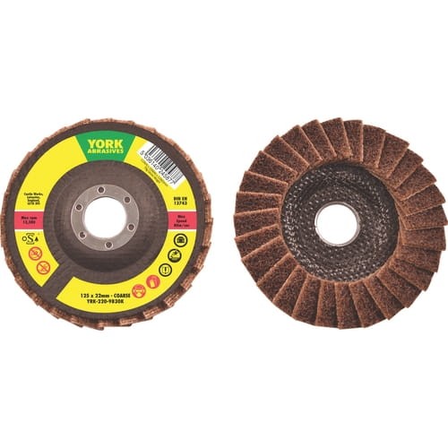 Tarcza polerska 125x22,23mm z włókniny gruba York Abrasives YRK2209830K
