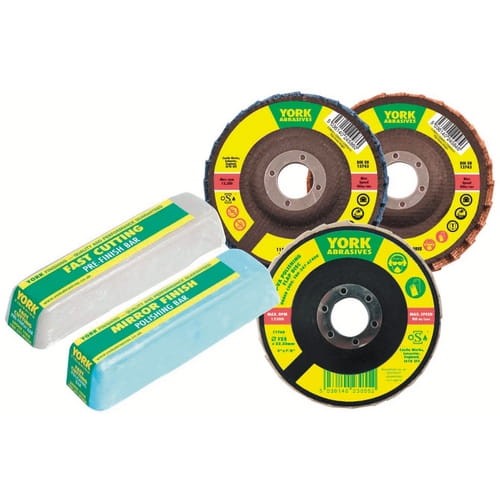 Zestaw do wykańczania i szlifowania powierzchni 125mm York Abrasives YRK2209910K