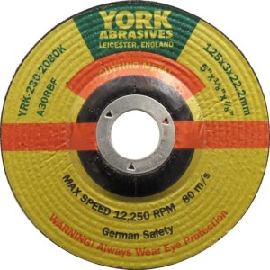 Tarcza tnąca 4x1/8x5/8" A30TBF York Abrasives YRK2300080K