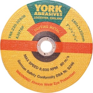 Tarcza tnąca 7x1/8x7/8" A30TBF York Abrasives YRK2303080K