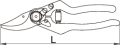 Nożyce ogrodnicze z aluminiowym uchwytem 220 544PR 601580 Unior Tools