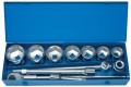 Zestaw kluczy nasadowych 1" w metalowej kasecie 46-80/12 Unior (603095) 199MB1