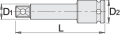 Przedłużka 3/4" udarowa 250mm Unior (603992) 232.4/4