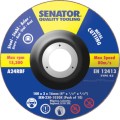 Tarcze szlifierskie 100x3x16mm wygięte 10szt. Senator SEN2301030K