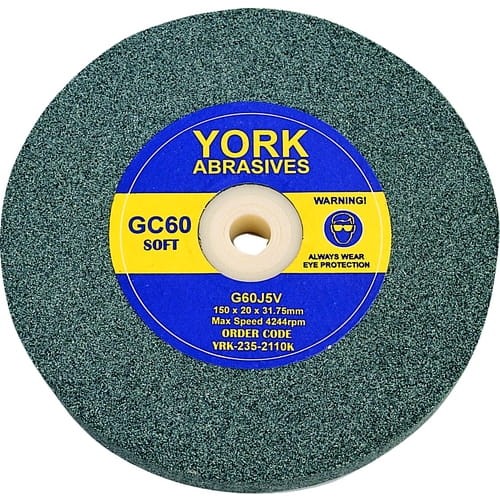 Tarcza ścierna 6"x1/2"x1.1/4" WA60KV York Abrasives YRK2351620K