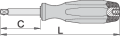 Pokrętło ze zbierakiem 1/4" 150mm Unior (607349) 188.8 PROMO