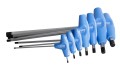 Zestaw kluczy imbusowych 2,5-10mm 7szt. typu T trzpieniowych z końcówką płaską Unior Tools (607890) 193HXCS