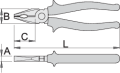 Szczypce uniwersalne 180mm Unior (608675) 406/4G