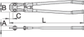 Nożyce dźwigniowe do cięcia prętów 600mm Unior (610966) 596/6A