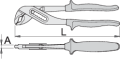 Szczypce nastawne 240mm Unior (610984) 447/1BI MTMX