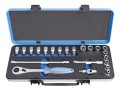 Zestaw kluczy nasadowych Torx 1/2" w metalowej kasecie /22 Unior (611945) 190BITX1P22