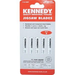 Brzeszczoty do wyrzynarek odpowiednik Bosch T101BRF opakowanie 5szt. Kennedy KEN2401035K