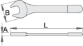 Klucz jednostronny płaski izolowany VDE 12mm Unior (612177) 110/2VDEDP
