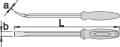 Łyżka montażowa do opon z rączką 610mm Unior (613105) 300/5C