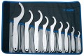 Zestaw kluczy hakowych w etui 30-115mm 9 szt. Unior Tools 615156 255/2CT