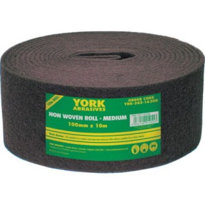 Rola 100mm z nietkanego materiału średnia czarna 10m 100szt. York Abrasives YRK2451620K