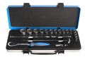 Zestaw kluczy nasadowych 1/2" w metalowej kasecie 10-32/23 Unior (615327) 190BI12P23