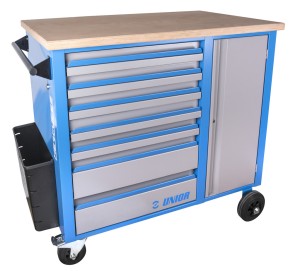 Wózek narzędziowy Herkules z drewnianym blatem Unior Tools (615511) 940H2