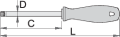 Wkrętak Torx CR z koncówką TX9 Unior (616382) 621CR Wyprzedaż