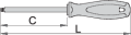 Wkrętak Torx TBI o profilu TX w izolacji VDE TX20 Unior (616456) 621VDETBI