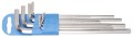 Zestaw długich kluczy imbusowych na plastikowym wieszaku 1/16"-3/8"/9 Unior (617082) 220/3LPH