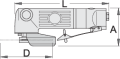 Pneumatyczna szlifierka kątowa 125mm 230 Unior (617730) 1518