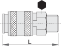Złączka żeńska R3/8" Unior (617794) 1506KZ7