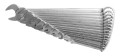 Zestaw kluczy płasko-oczkowych 1/4"-1.1/4" 16szt. długich w kartonowym pudełku Unior (619398) 120/1CB