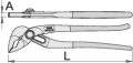 Szczypce nastawne 245mm Unior (620421) 447/4PHPP