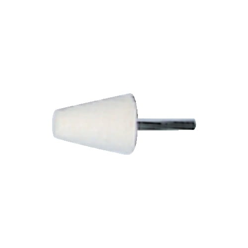 Polerownica 25mm x30mm trzpień 6mm filcowa gładki stożek York Abrasives YRK2473820K