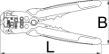 Szczypce do zaciskania końcówek Unior (621552) 427/4CG
