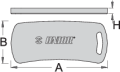 Uniwersalna mata ochronna. Unior (621982) 1863