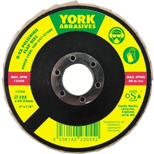 Tarcza polerska 115x22,23mm lamelkowa z filcu G-VA York Abrasives YRK2474720K MTMX