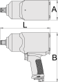 Klucz pneumatyczny 3/4" 1573 Unior (627571)