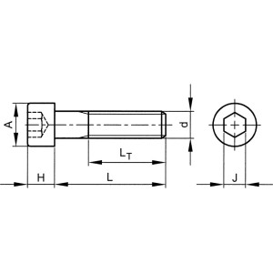 Śruba 5/8 UNF x2. imbusowa A2 nierdzewna łeb walcowy (1936SER) Qualfast QFT6011678M QFT-601-1678M