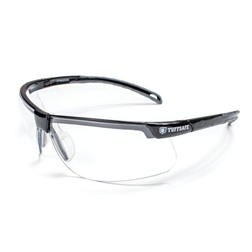 LIGHT CLEAR SAFETY GLASSES Tuffsafe TFF9602314D TFF-960-2314D