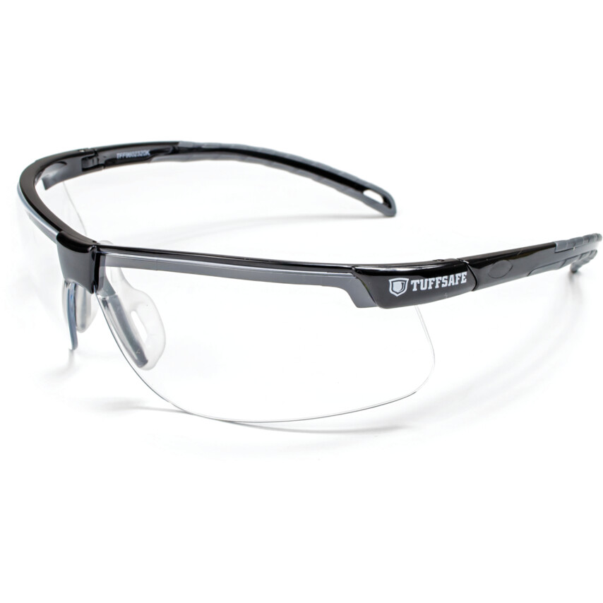 LIGHT KN CLEAR SAFETY GLASSES Tuffsafe TFF9602320K TFF-960-2320K