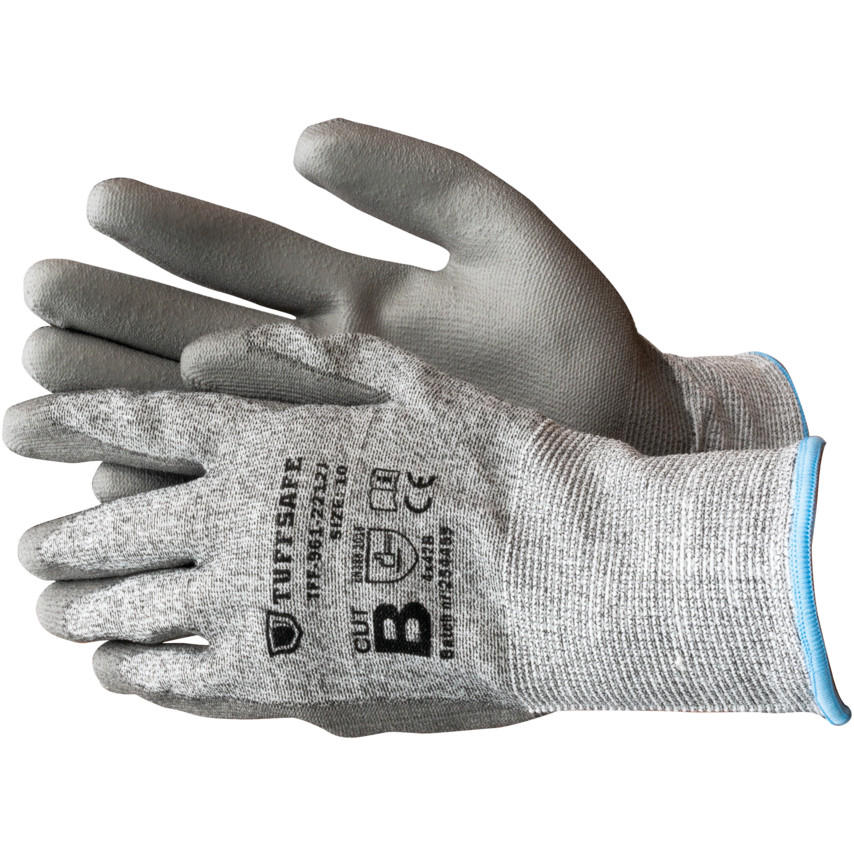 Rękawice CUT B 13G PU PALM COATED GLOVESIZE 10 Tuffsafe TFF9612212J TFF-961-2212J