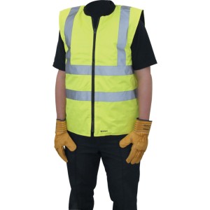 HI-VIS REVERSIBLE BODY WARMER(EN20471) ORANGE - L Tuffsafe TFF9624716B TFF-962-4716B