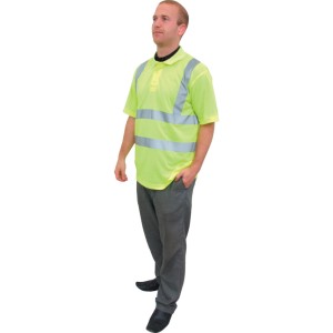 HI-VIS POLO SHIRT X/LARGE Tuffsafe TFF9624733D TFF-962-4733D