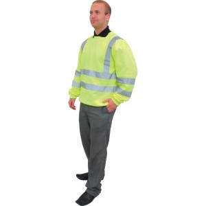 HI-VIS SWEATSHIRT LARGE Tuffsafe TFF9624742C TFF-962-4742C