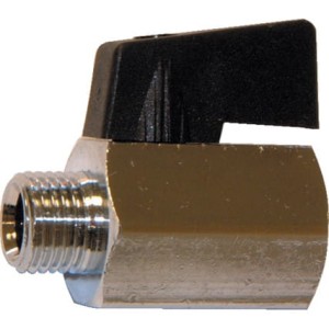 Złączka z zaworem kulowym z gwintem VAB1FM 1/4 G1/8-G1/8 F-M Kennedy KEN2597200K PRO19-20