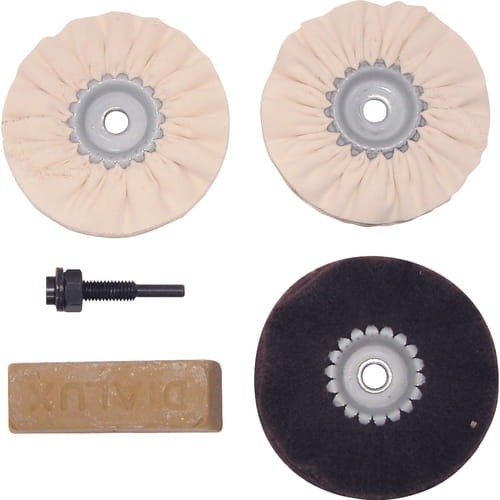 Zestaw krążków polerskich do drewna York Abrasives YRK2809460K