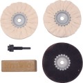 Zestaw krążków polerskich do drewna York Abrasives YRK2809460K
