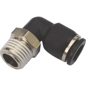 Złączka kątowa z gwintem zewnętrznym stożkowym 12mm G1/4 KEC12-2MT Kennedy KEN2913230K PRO19-20